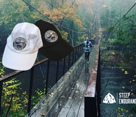 steep endurance trail series race day caps patch