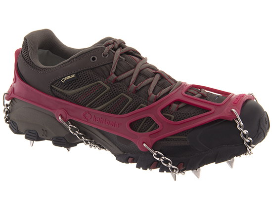 Kahtoola microspikes for added traction on ice
