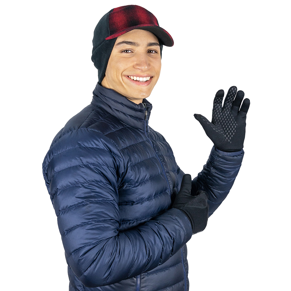 Trucker Hat and Touchscreen Gloves Gift Set