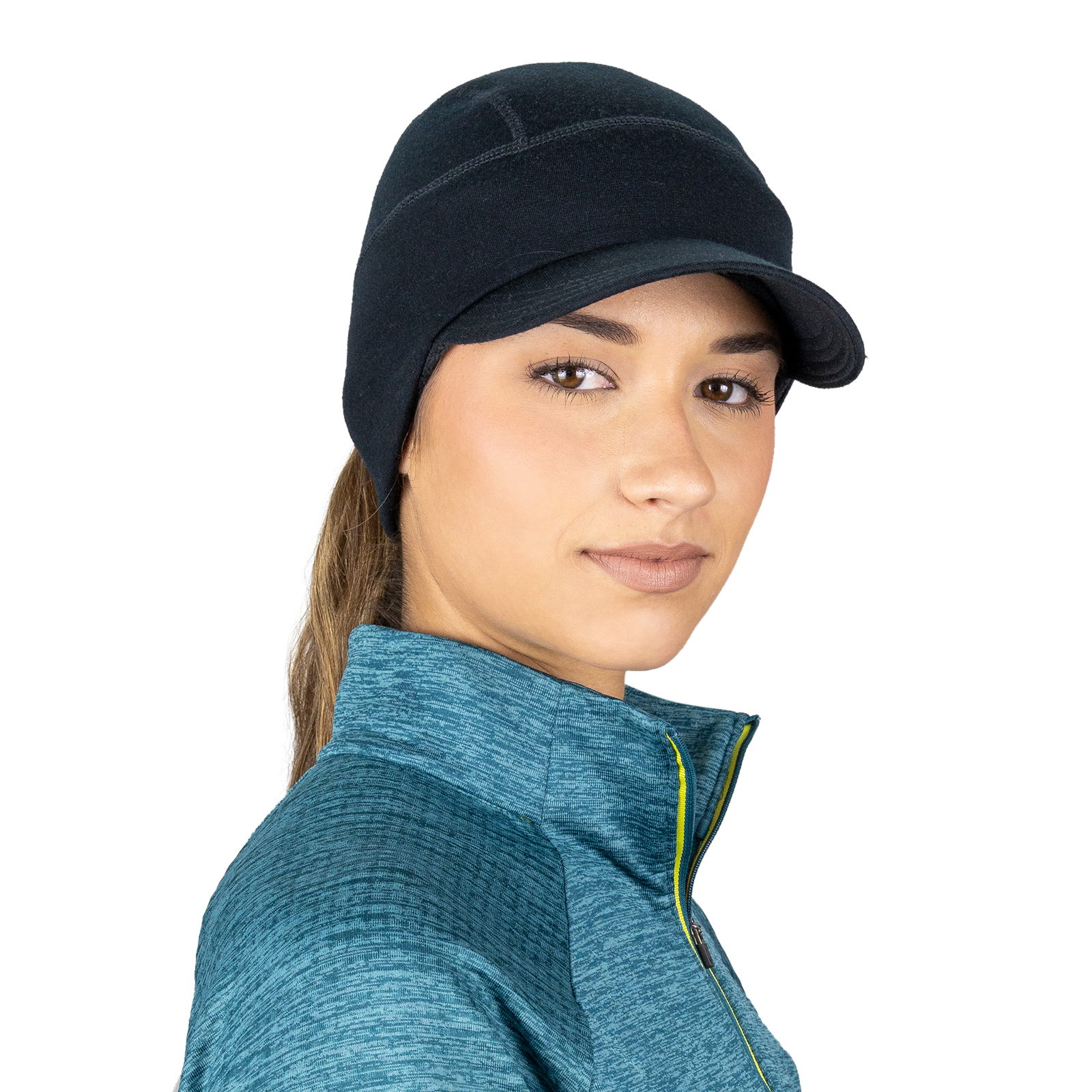 Womens Merino Ponytail Hat