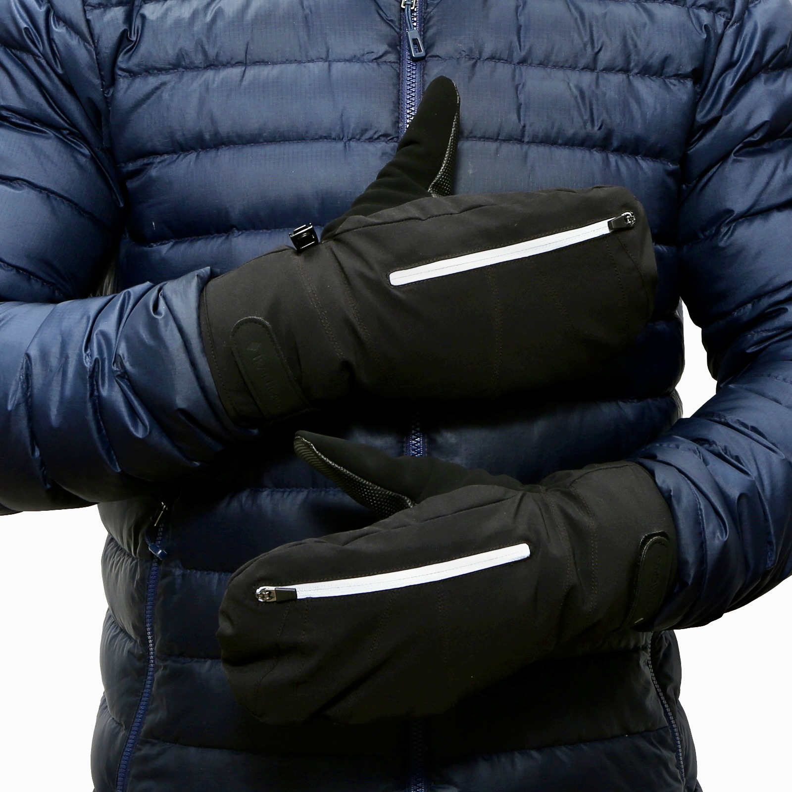 Mens Zip Mitts