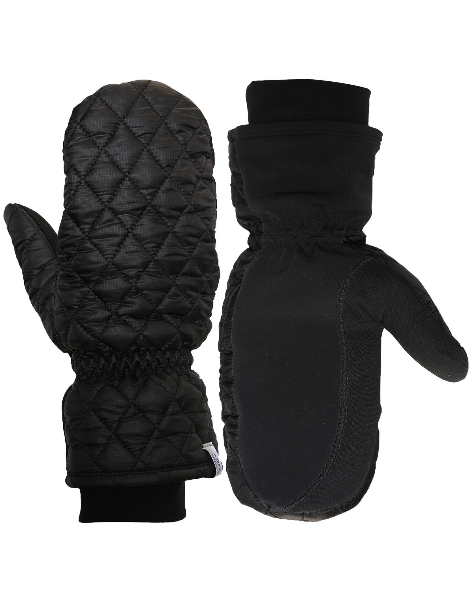 Womens Quilted Running Mittens