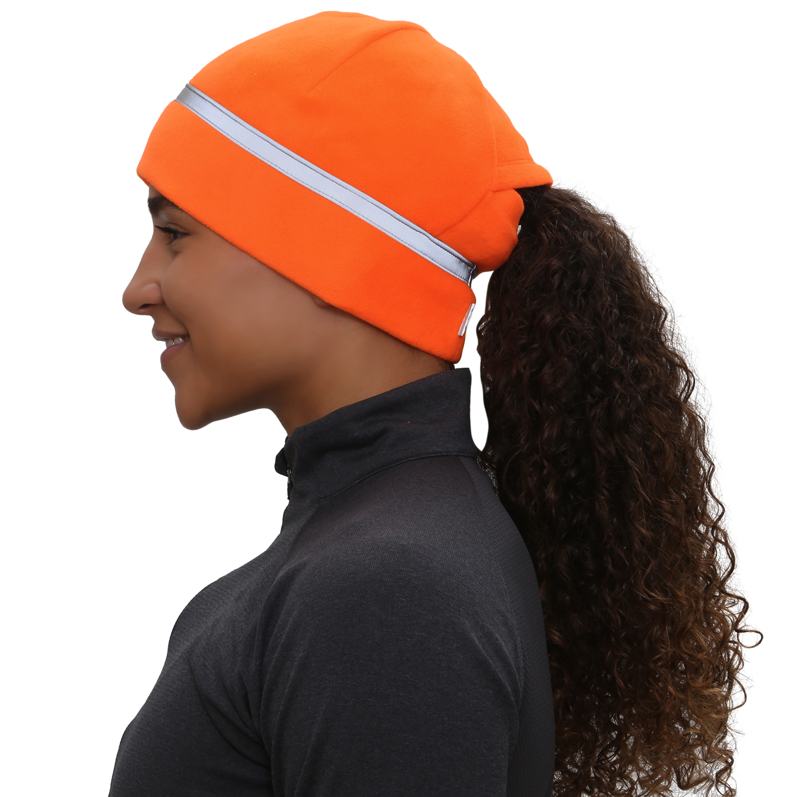 Womens Hunter Orange Beanie